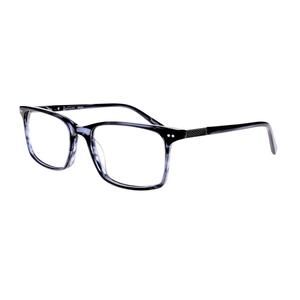 New Lazzaro Eyewear Striped Crystal Blue PACO Eyeglasses 54/18/140